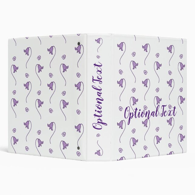 Floral Bells Pattern Binder (Background)