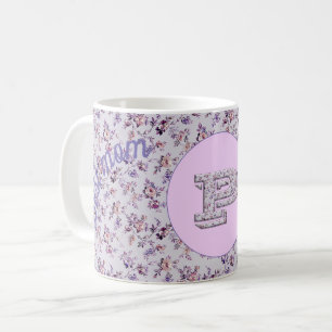 Floral Best mom P Coffee Mug
