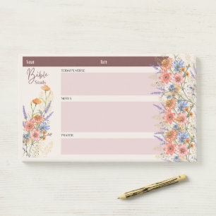 Floral BIBLE STUDY NOTES Christian Faith Gifts
