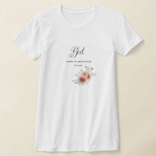 Floral BIble Verse T-Shirt