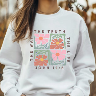 Floral Bible Verse Women's  Sweatshirt