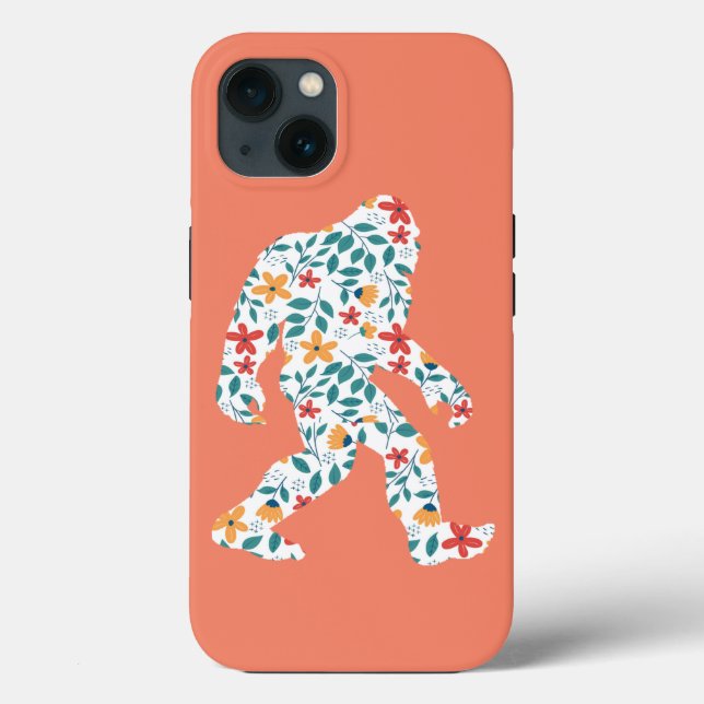 FLORAL BIGFOOT Case-Mate iPhone CASE (Back)