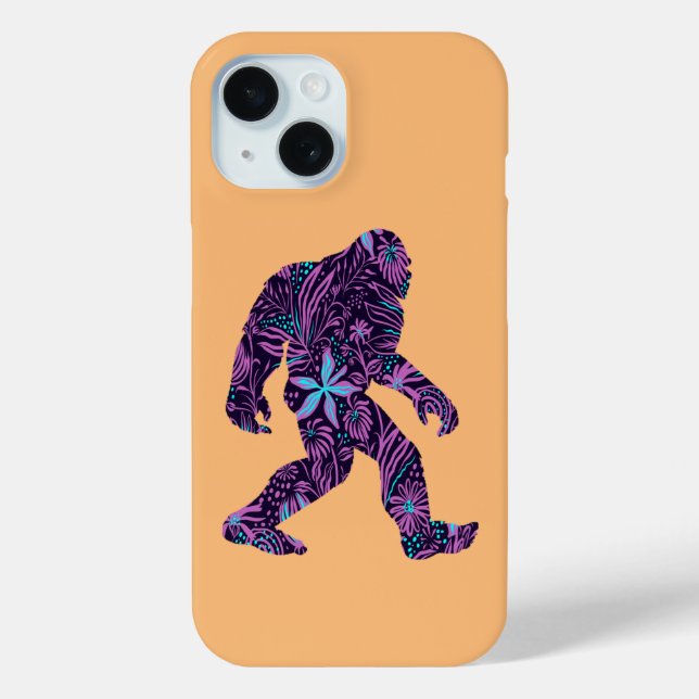 FLORAL BIGFOOT    Case-Mate iPhone CASE (Back)