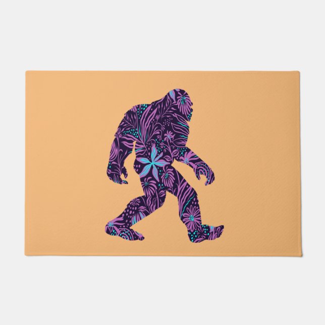FLORAL BIGFOOT         DOORMAT (Front)
