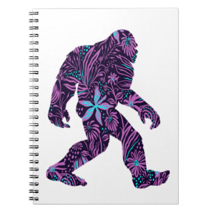 FLORAL BIGFOOT NOTEBOOK
