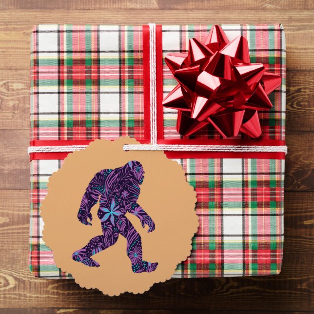 FLORAL BIGFOOT    ORNAMENT CARD (Insitu (Gift))