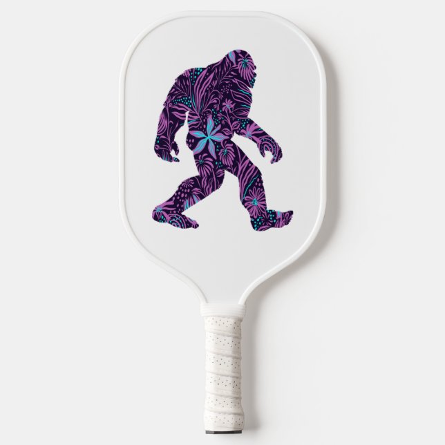 FLORAL BIGFOOT   PICKLEBALL PADDLE (Front)