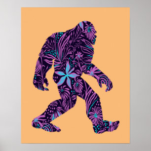 FLORAL BIGFOOT         POSTER