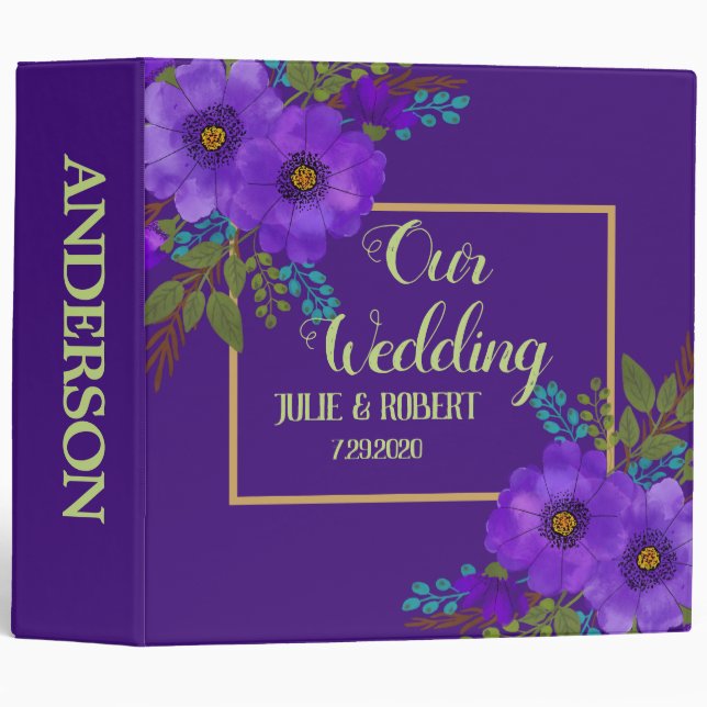 Floral Binder (Front/Spine)