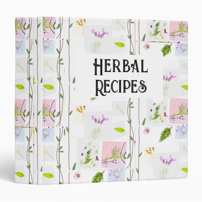 Floral Binder (Front/Spine)