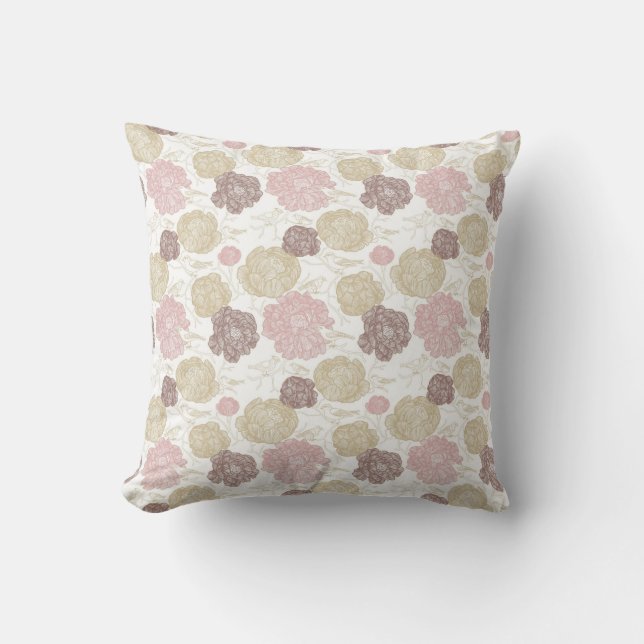 Floral Bird Coussin (Recto)