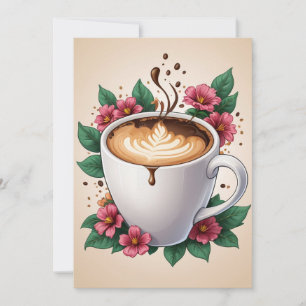 floral birthday brunch invitation