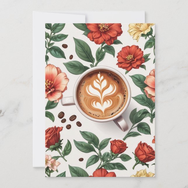 floral birthday brunch invitation (Front)