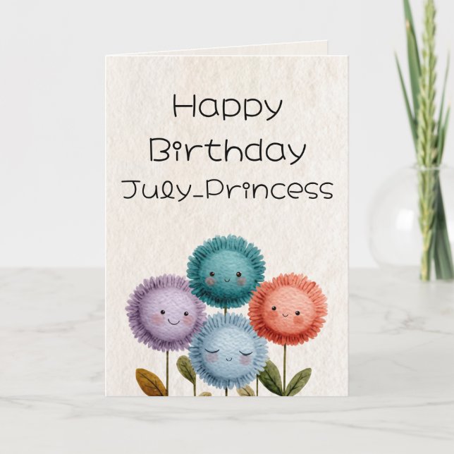 Floral Birthday Card (Front)