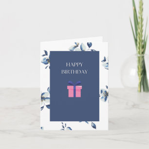 Floral Birthday Card for Her