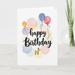 Floral Birthday Celebration Card