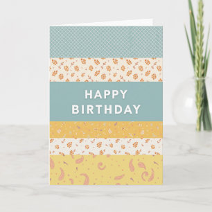 Floral Birthday Pastel Card