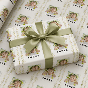 Floral Birthday Wrapping Paper for Girls