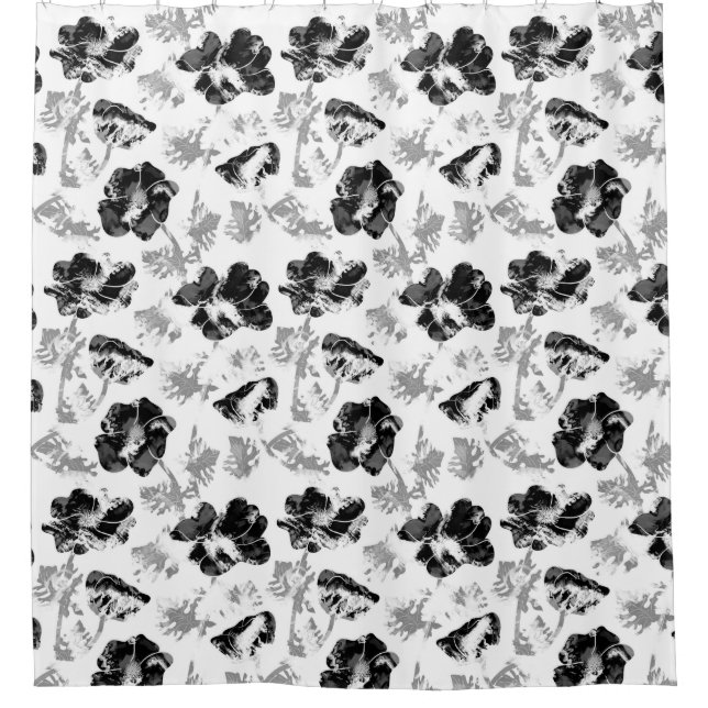 Floral, black and white (Front)