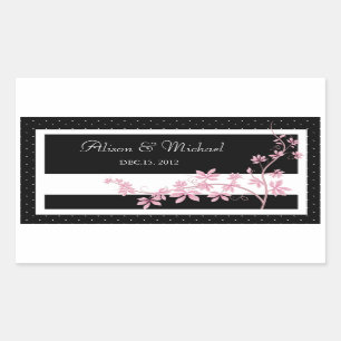 Floral Black -Wedding Seal