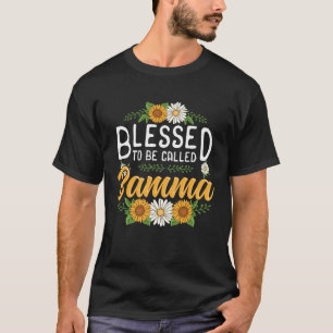 Floral Blessed to Be Called Bamma Mothers Day Wome T-Shirt