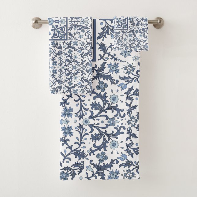 Floral bleu Denim (En situation)