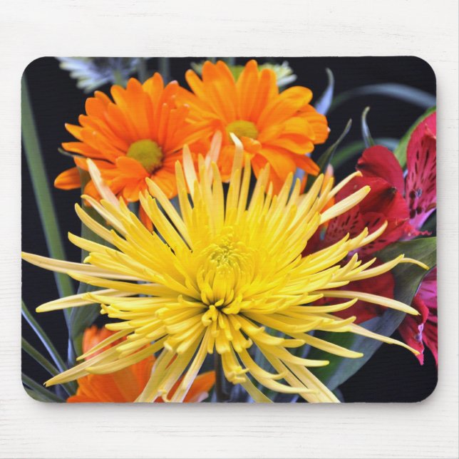 Floral Bliss Mouse Pad (Front)