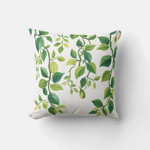 Floral Bloom Throw Pillow