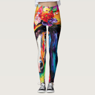 Floral Blooming Stallion Leggings