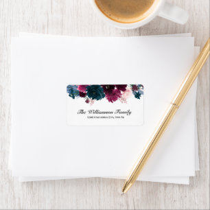 Floral Blooms - Address Label