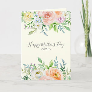 Floral Blooms Happy Mother's Day Card