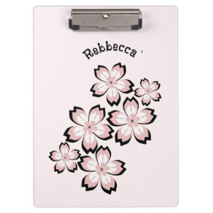 Floral blossom clipboard
