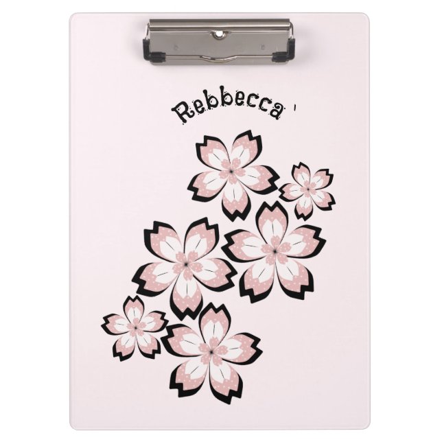 Floral blossom clipboard (Front)