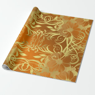 floral,blossom festive pattern wrapping paper