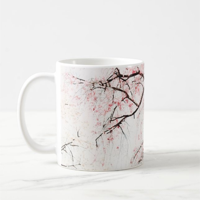 Floral blossom painting #2 coffee mug (Left)