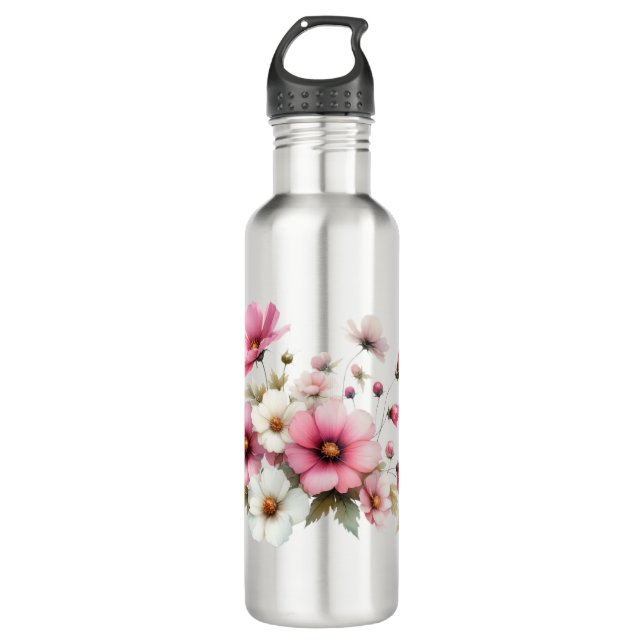Floral Blossom Party 710 Ml Water Bottle (Front)