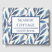 Floral Blue Leaves Airbnb Vacation Rental