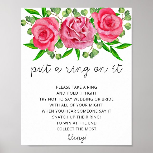 Floral blush a mis une bague sur son poster de jeu (Devant)