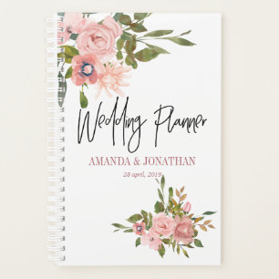 Floral Blush et Rose Wedding planner or