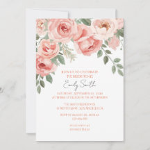 Floral Blush & Pastel Garden Bridal Shower