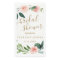 Floral Blush Pink Gold Confetti Bridal Shower