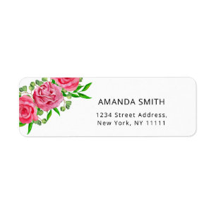 Floral blush pink roses