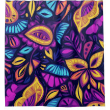 Floral Boho Abstract colourful 2