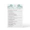 Floral Boho Movie Love Quotes Bridal Shower Game