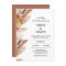 Floral Boho Pampas Grass Wedding Invitation