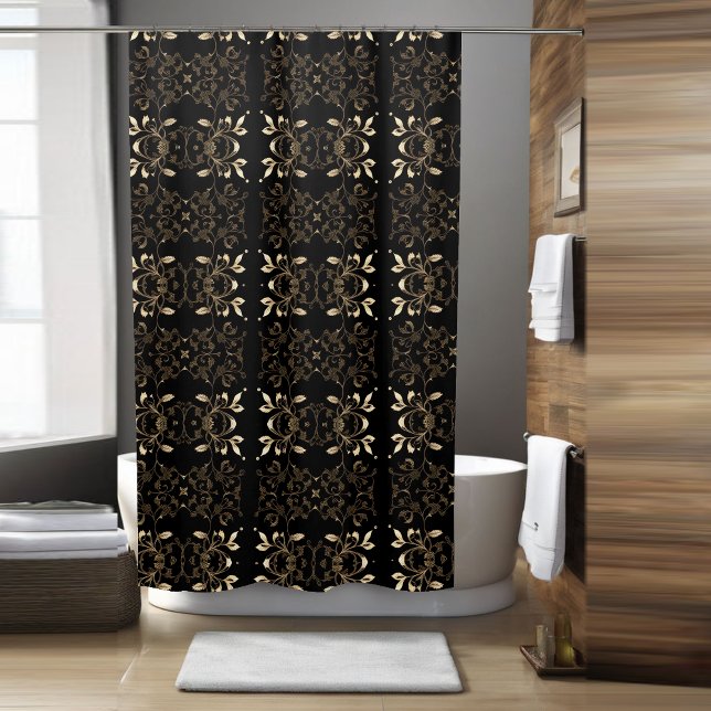 Floral Boho Shower Curtain Style 2 (Creator Uploaded)