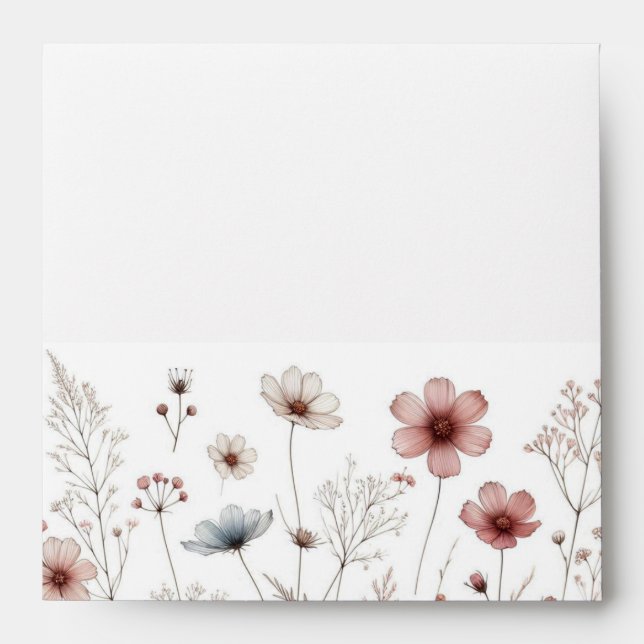 Floral boho summer simple envelope (Front)