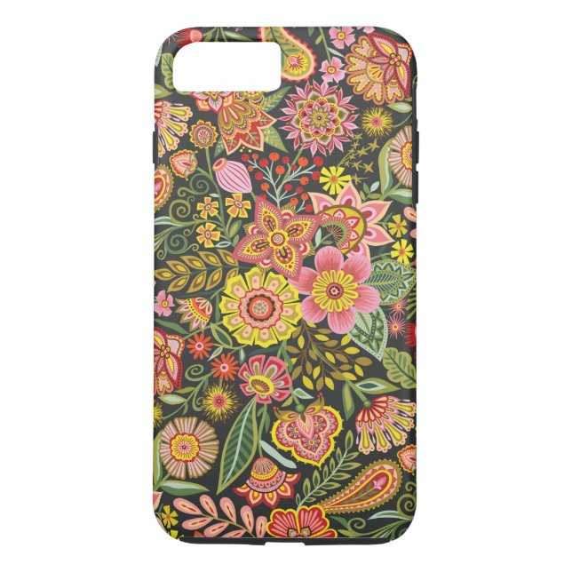Floral Bomb Case-Mate iPhone Case (Back)