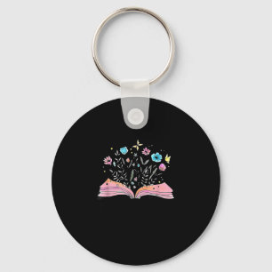 Floral Book A New Chapter Begins Retired 2026 Reti Keychain
