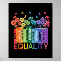 Floral Book Equality Human Rights, Social Justice